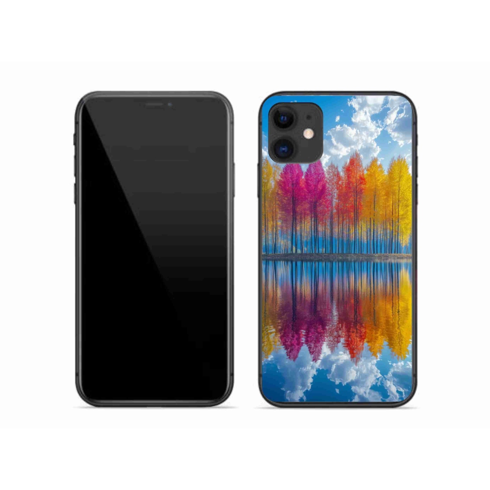 mmCase gél tok az iPhone 11-hez – színes fák