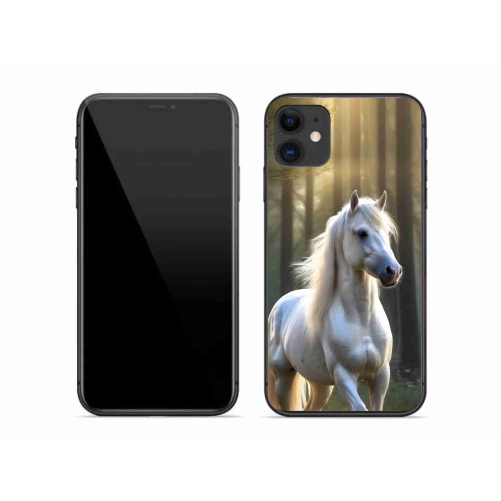 mmCase gél tok az iPhone 11-hez – fehér ló 3