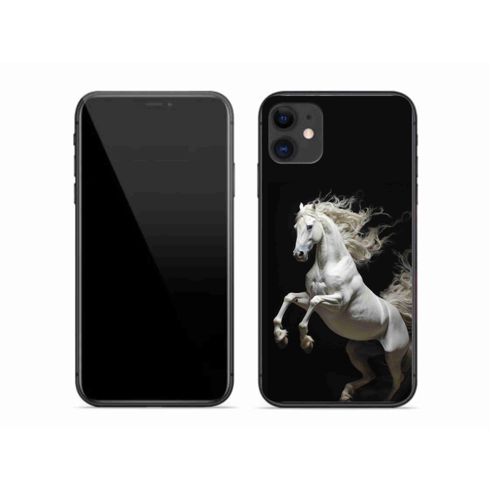 mmCase gél tok az iPhone 11-hez – fehér ló 4