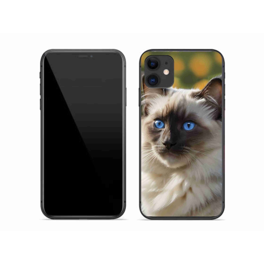 mmCase gél tok az iPhone 11-hez – fehér ragdoll
