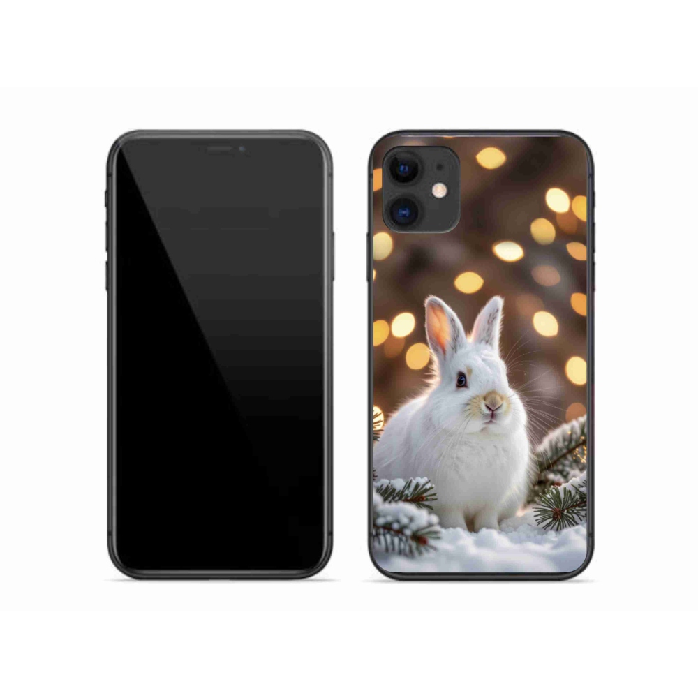 mmCase gél tok az iPhone 11-hez – fehér nyúl