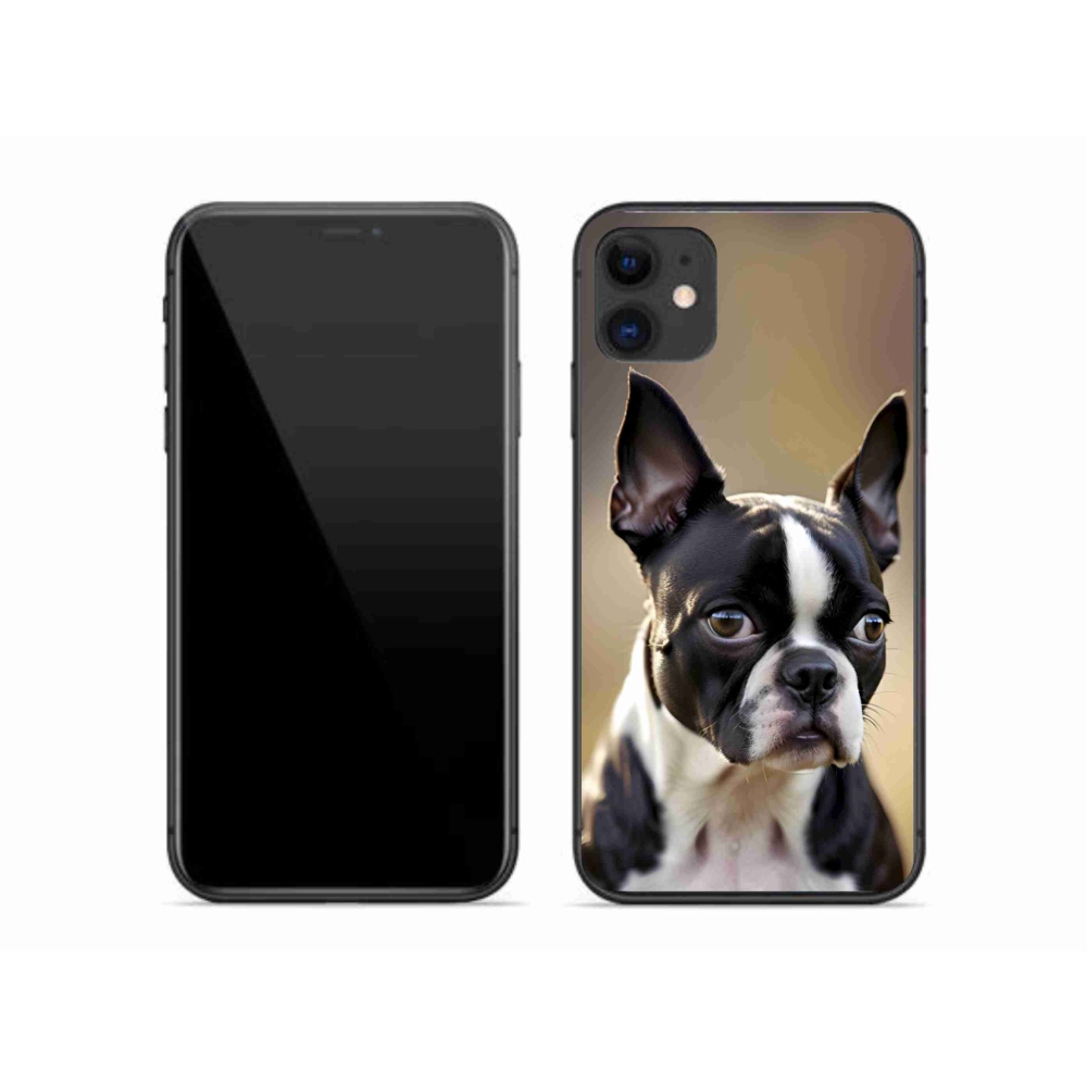 mmCase gél tok az iPhone 11-hez – bostoni terrier