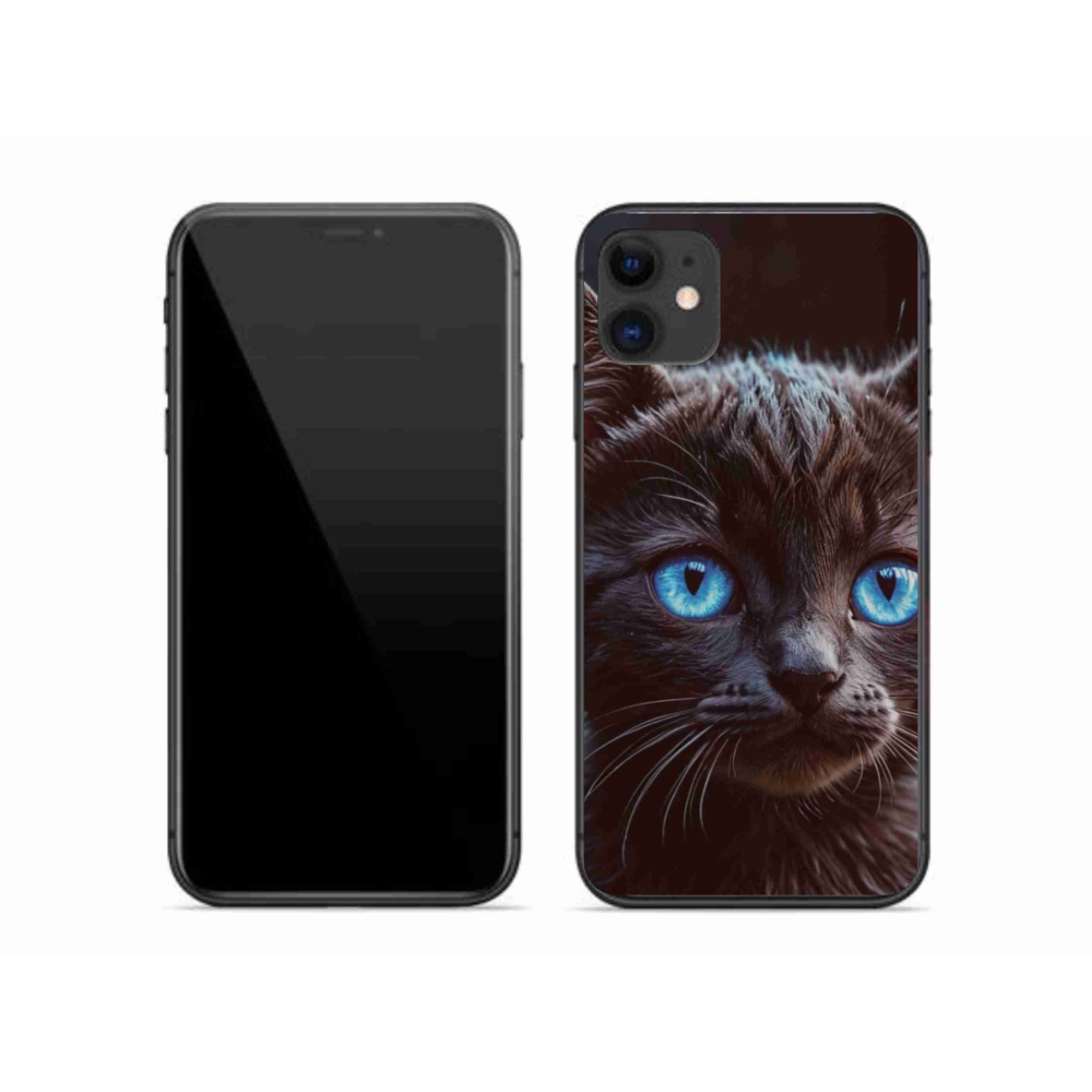 mmCase gél tok az iPhone 11-hez – fekete cica 2