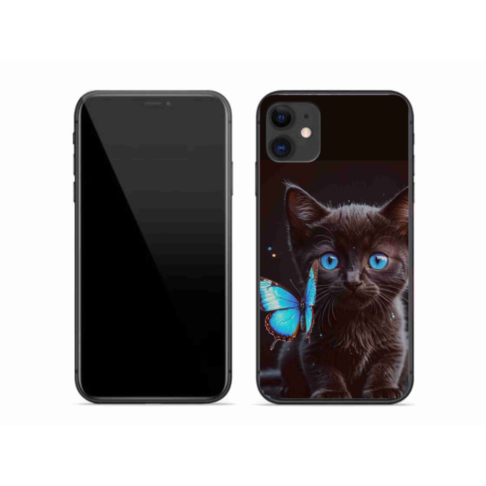 mmCase gél tok az iPhone 11-hez – fekete cica 3