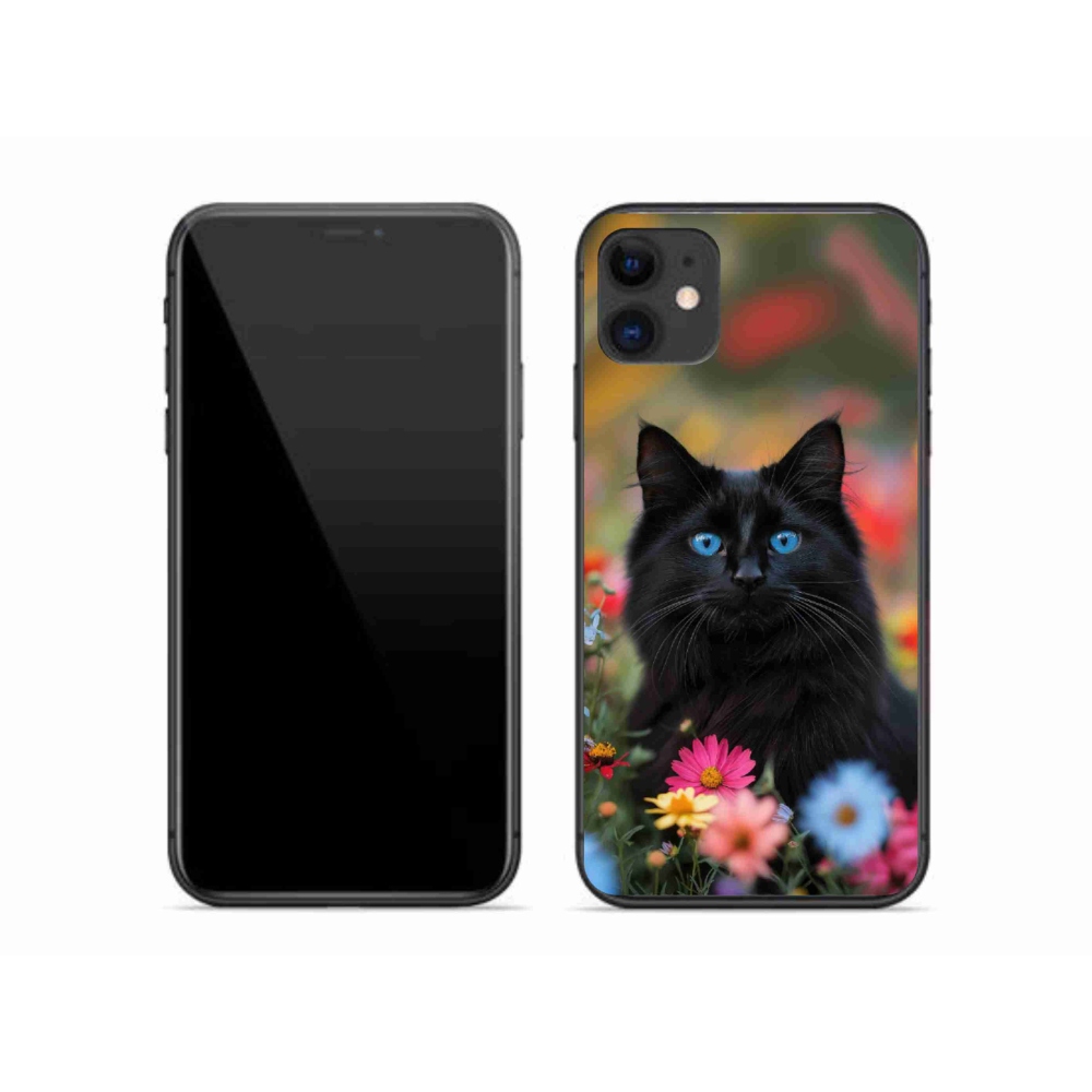mmCase gél tok az iPhone 11-hez – fekete cica 4