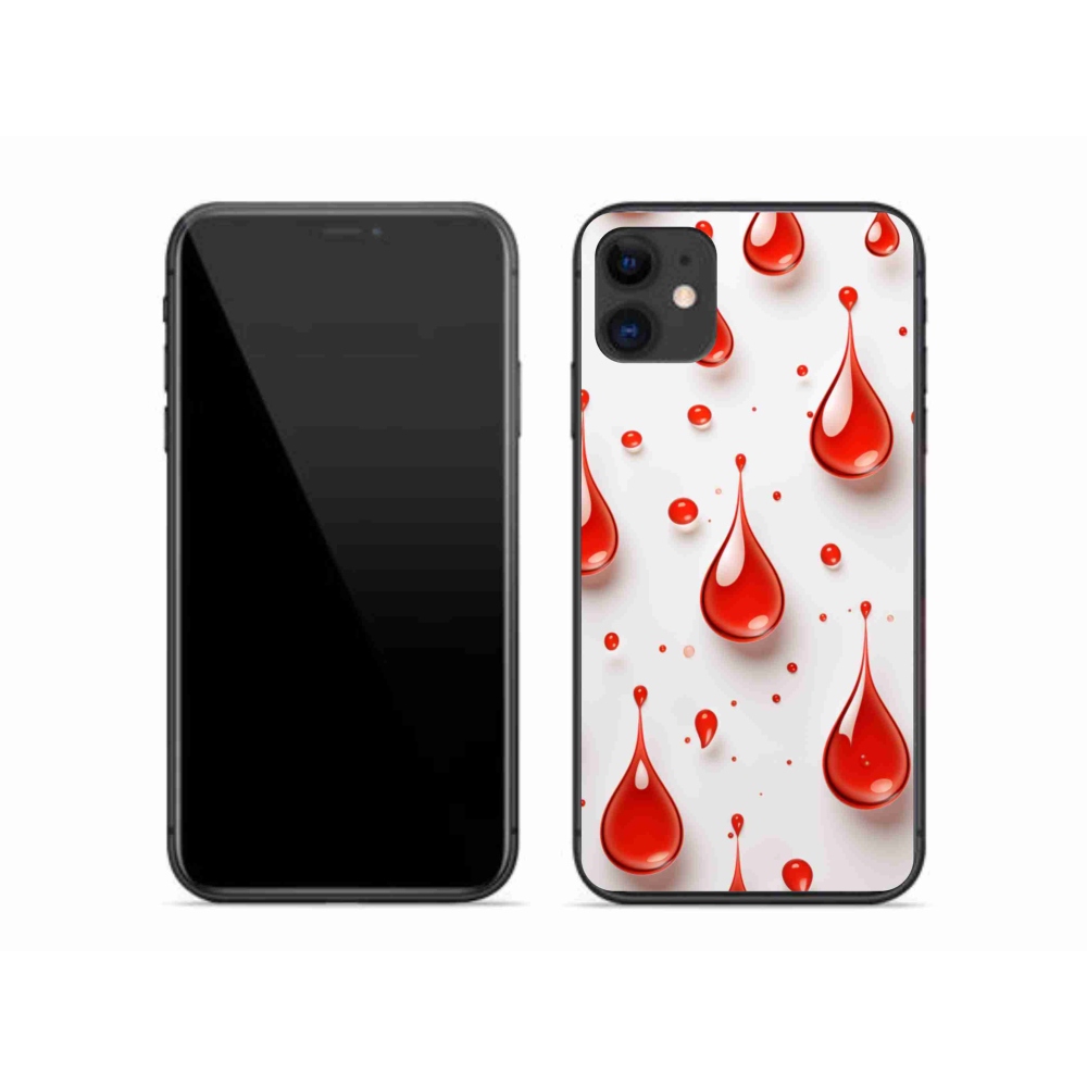 mmCase gél tok az iPhone 11-hez – piros cseppek