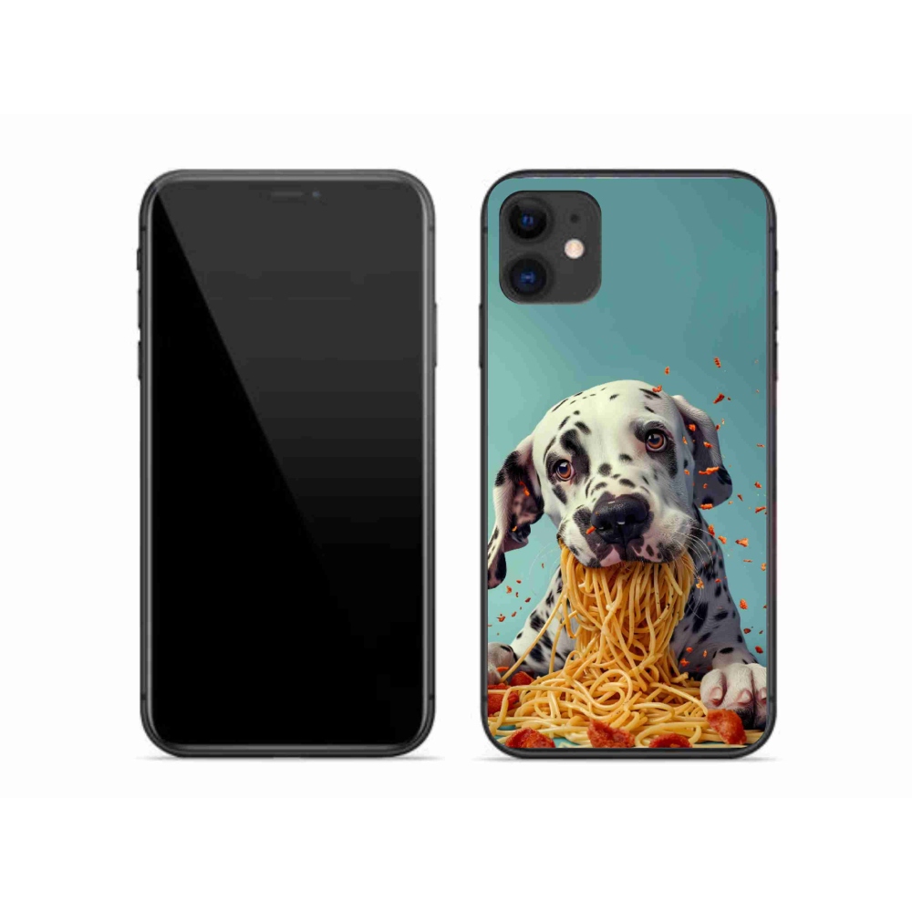 mmCase gél tok az iPhone 11-hez – dalmát és spagetti