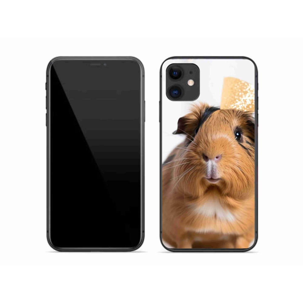 mmCase gél tok az iPhone 11-hez – barna tengerimalac