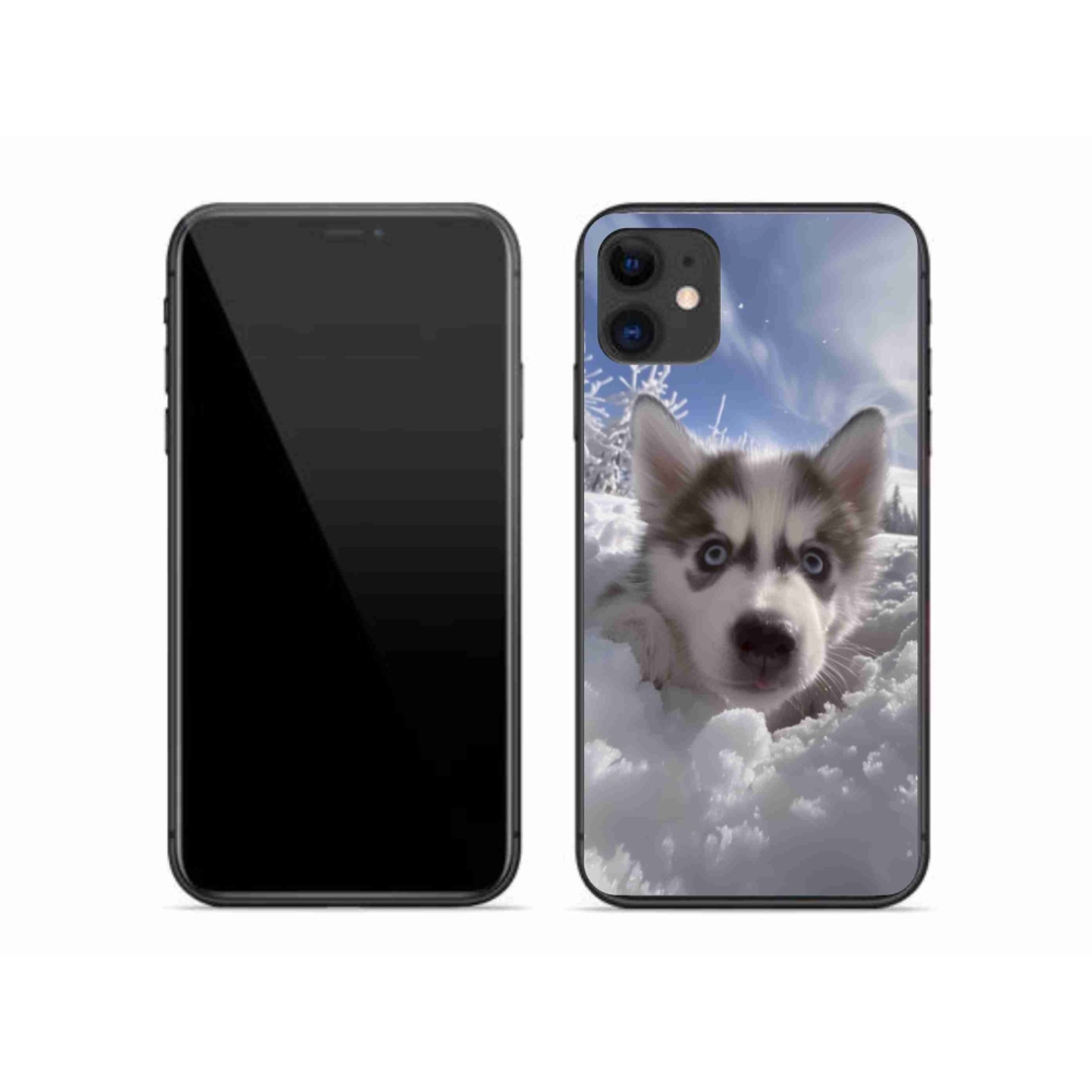 mmCase gél tok az iPhone 11-hez – husky a hóban