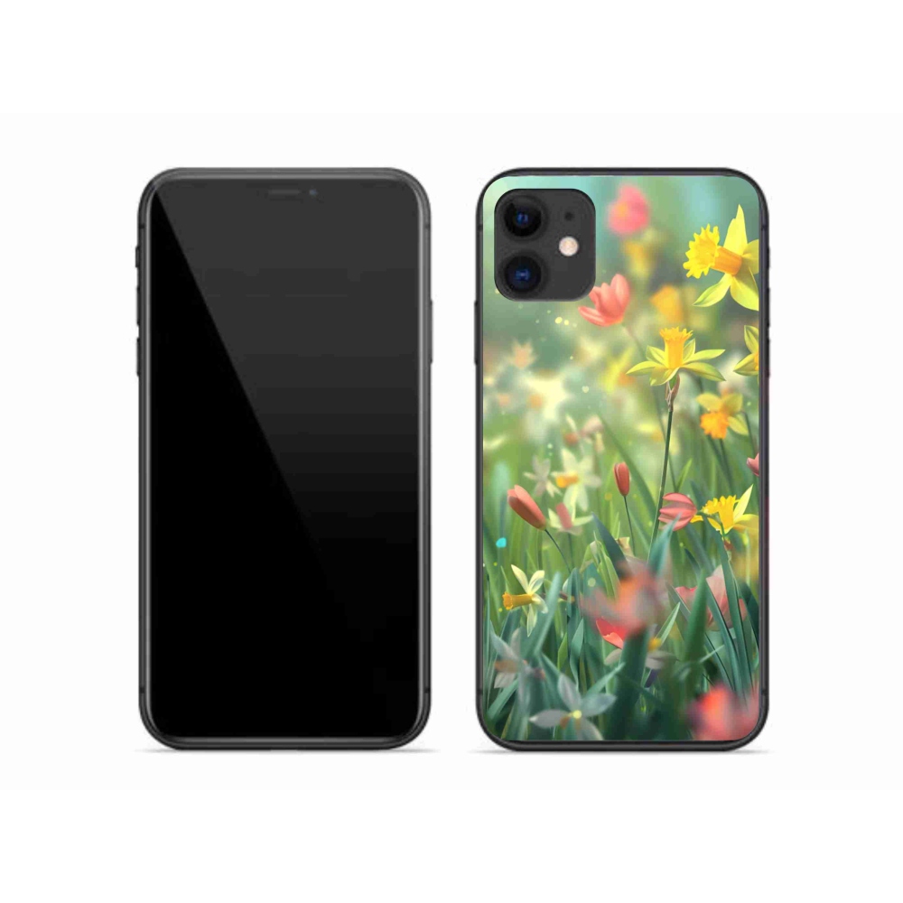 mmCase gél tok az iPhone 11-hez – tavaszi virágok