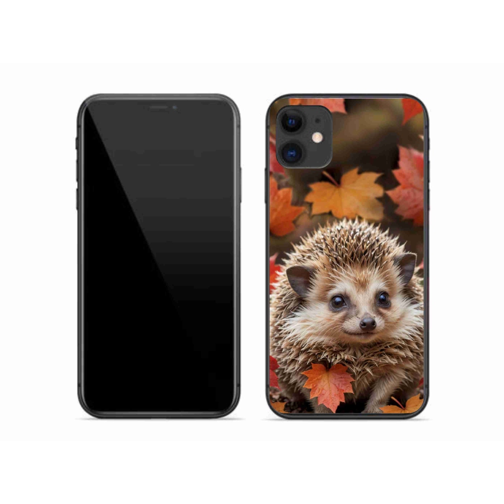 mmCase gél tok az iPhone 11-hez – sün a levelek között