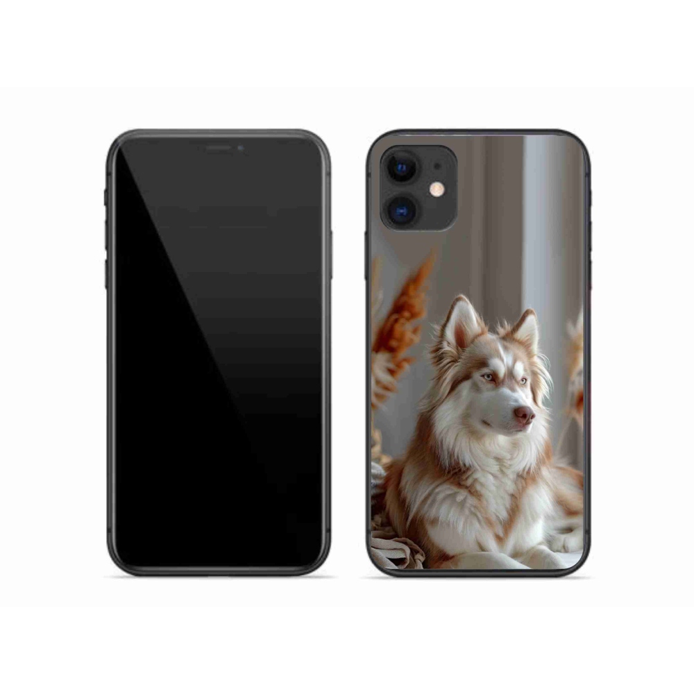 mmCase gél tok az iPhone 11-hez – nyugodt szibériai husky