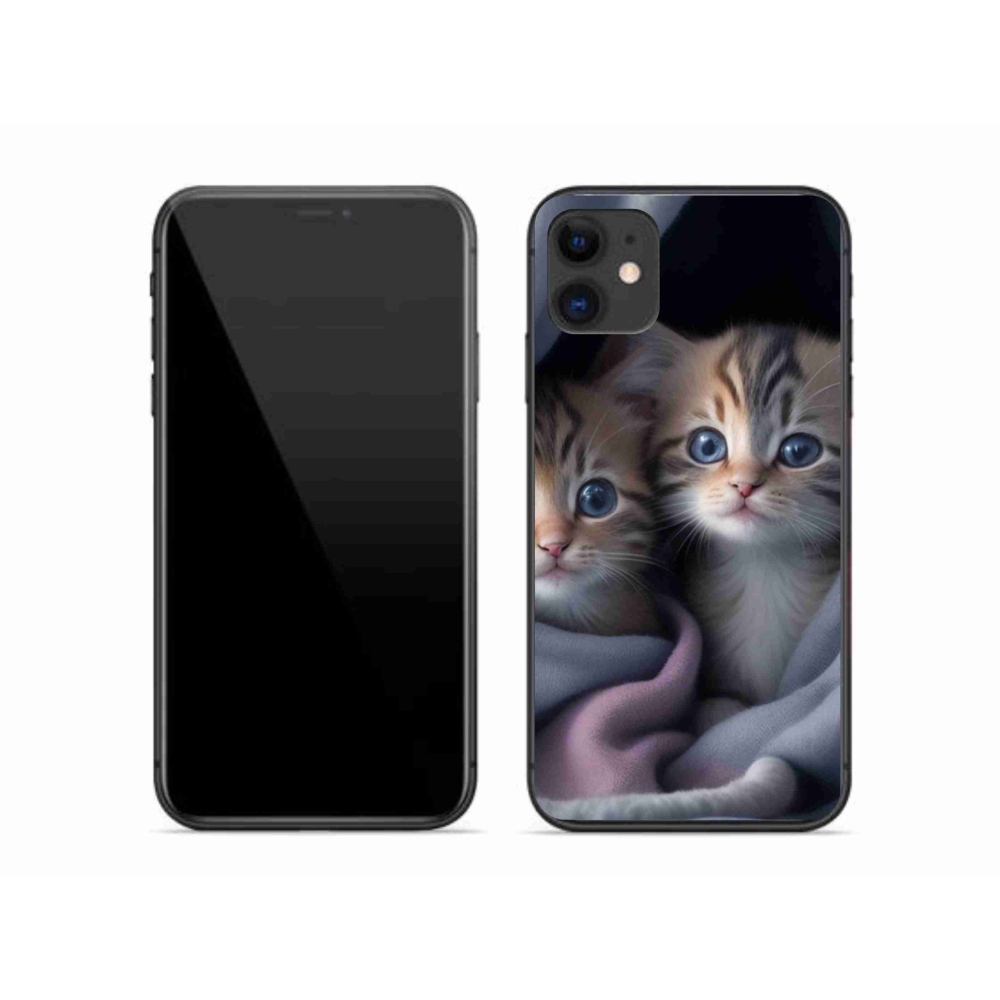 mmCase gél tok az iPhone 11-hez – macska-duó 2