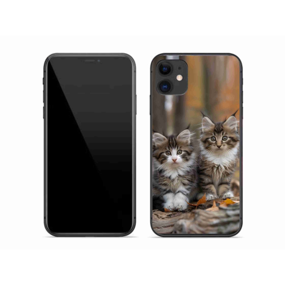 mmCase gél tok az iPhone 11-hez – macska-duó 3