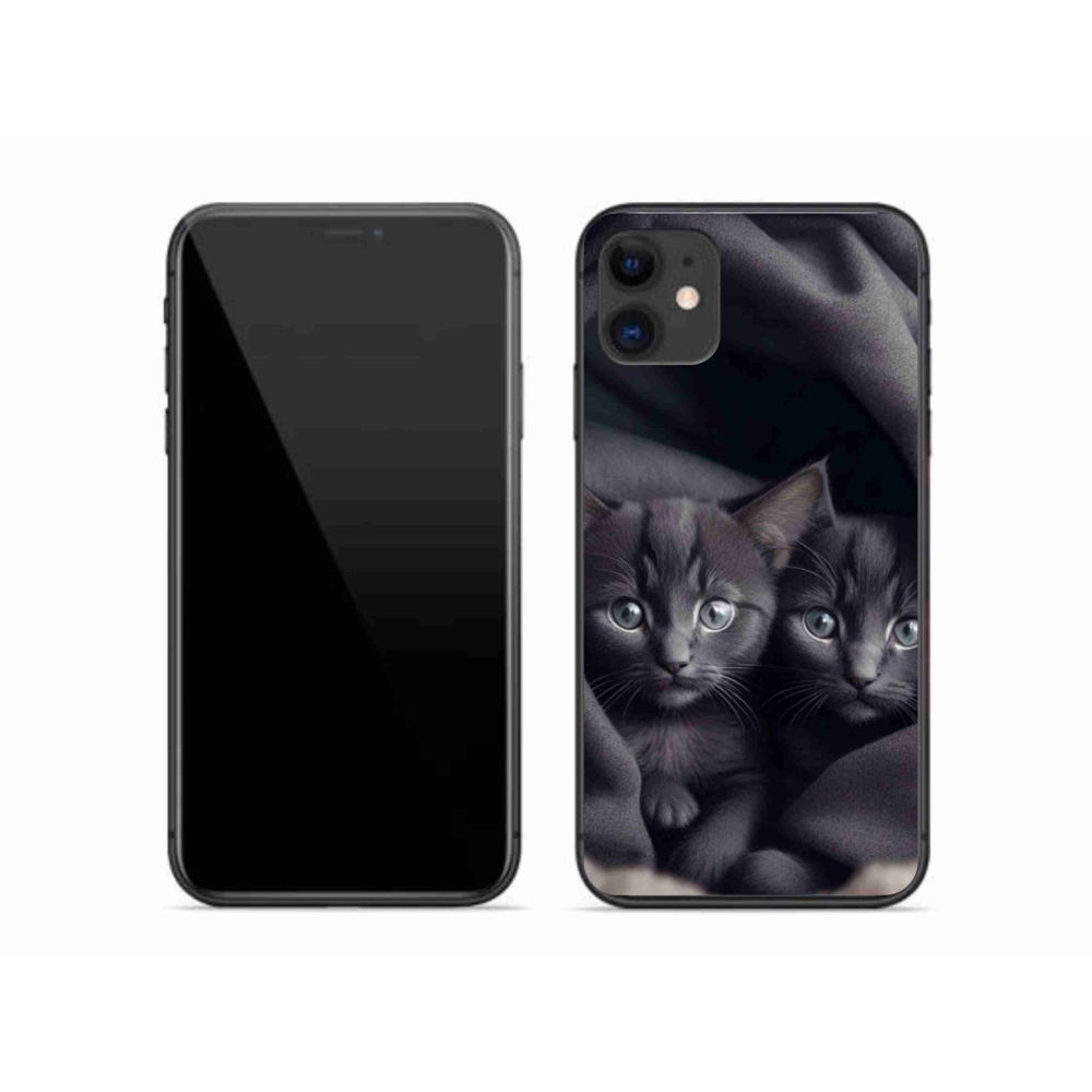 mmCase gél tok az iPhone 11-hez – macska-duó