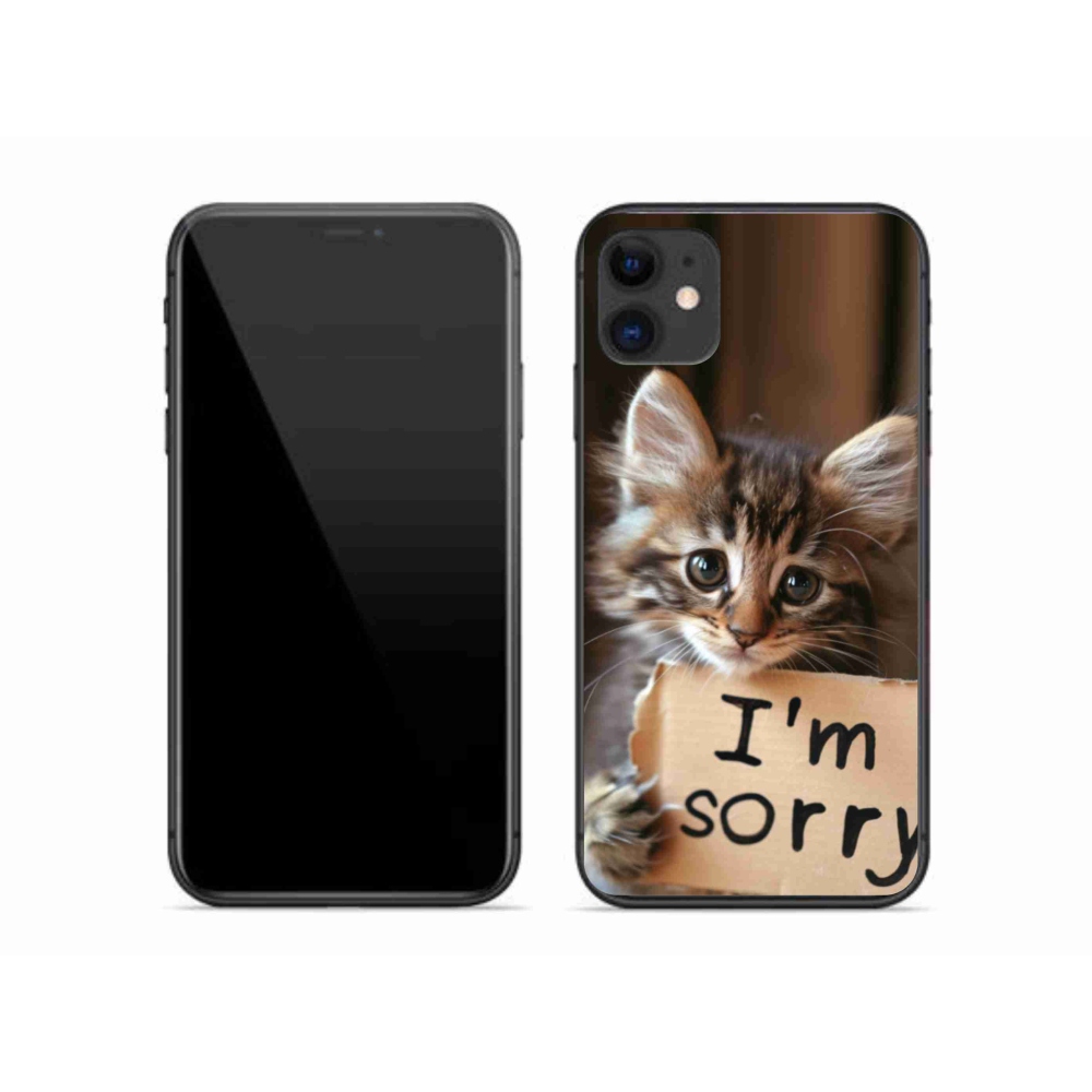 mmCase gél tok az iPhone 11-hez – macskás mintával