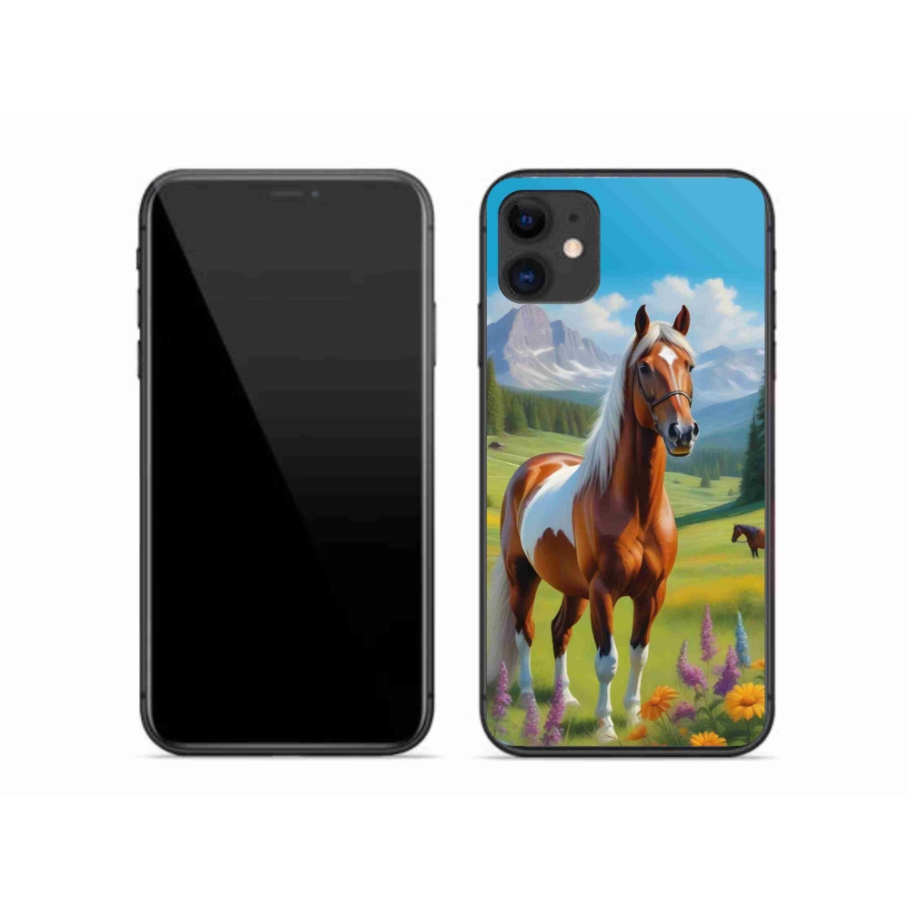 mmCase gél tok az iPhone 11-hez – ló a réten