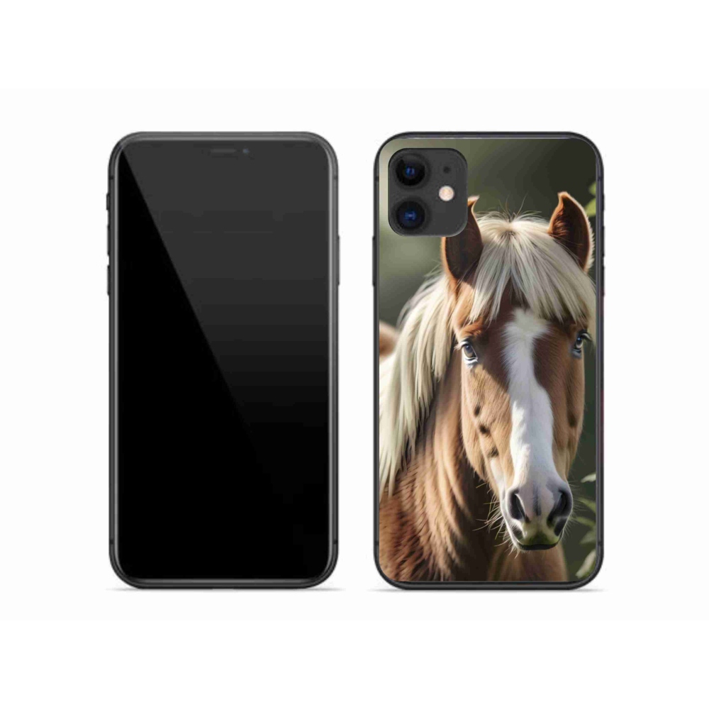 mmCase gél tok az iPhone 11-hez – világos sörényű ló