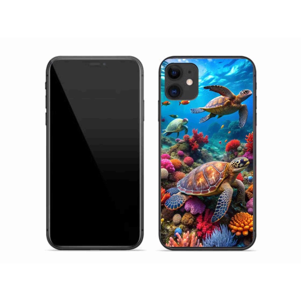 mmCase gél tok az iPhone 11-hez – Tengeri világ 2