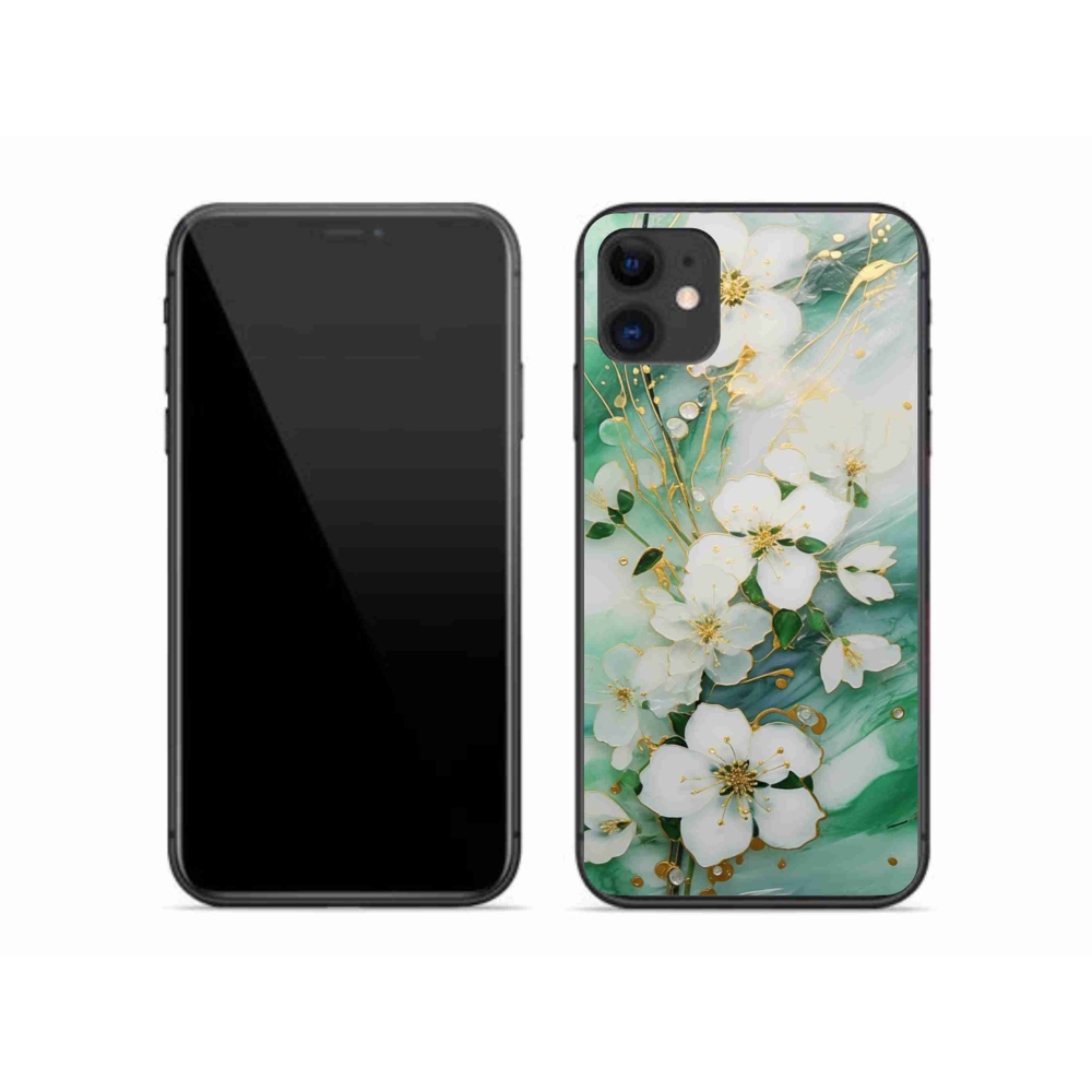 mmCase gél tok az iPhone 11-hez – finom virágok