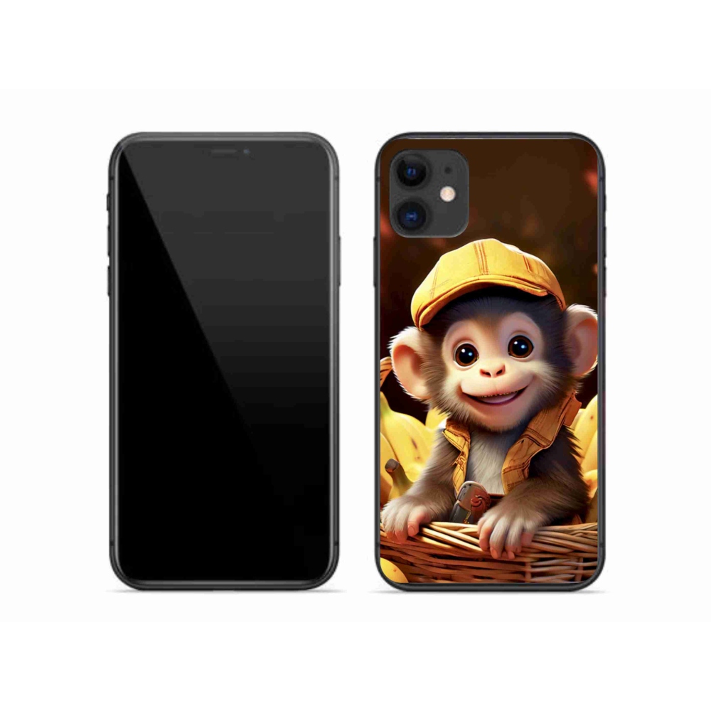 mmCase gél tok az iPhone 11-hez – majom a kosárban