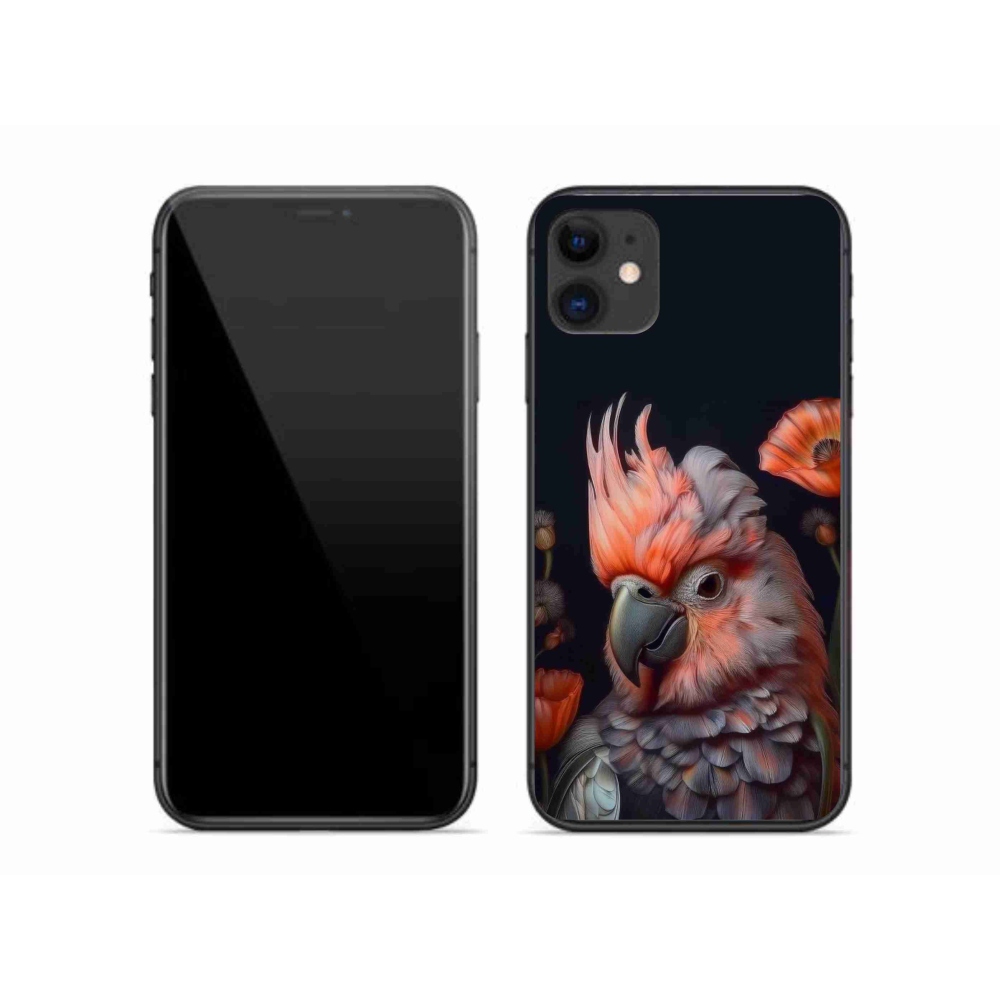 mmCase gél tok az iPhone 11-hez – színes kakadu papagáj