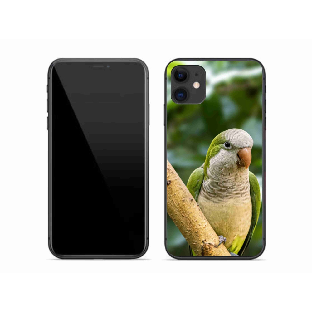 mmCase gél tok az iPhone 11-hez – papagáj és szerzetes