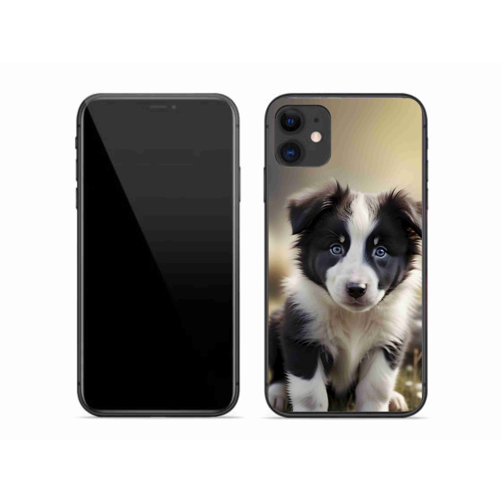 mmCase gél tok az iPhone 11-hez – aranyos border collie