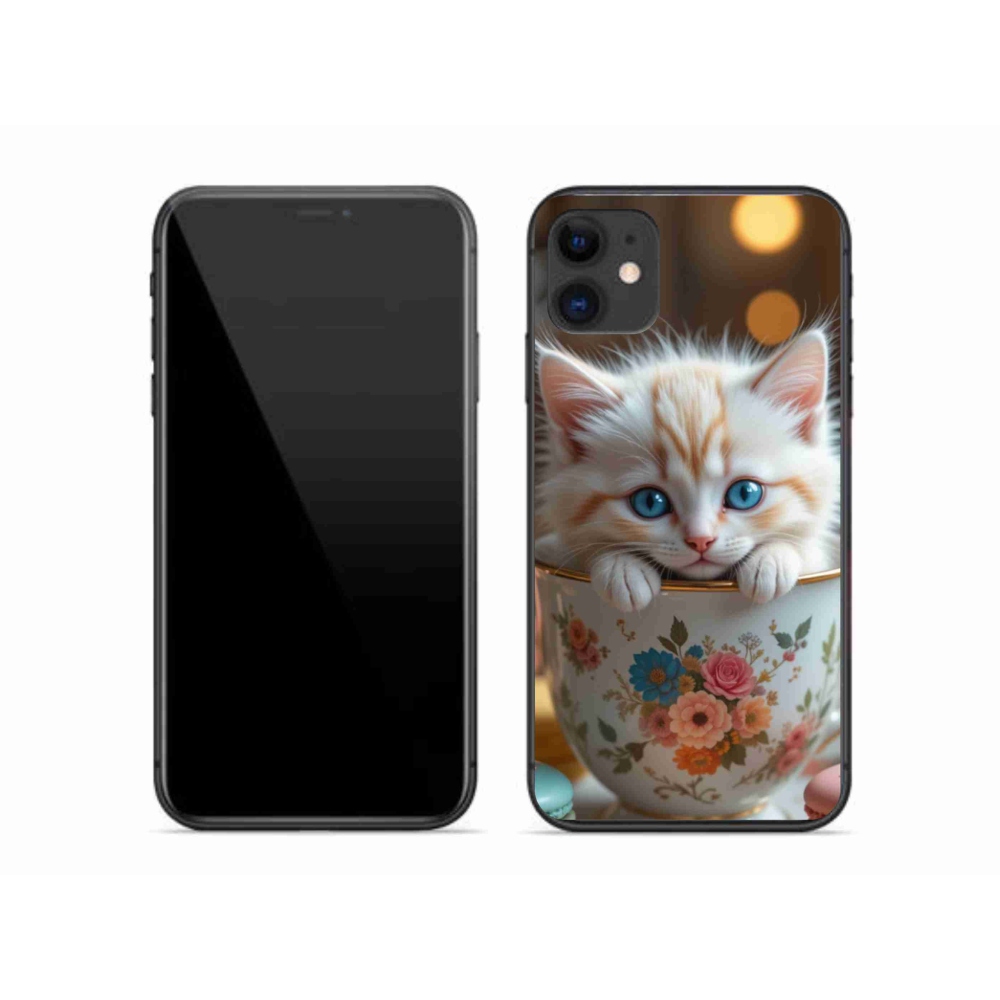 mmCase gél tok az iPhone 11-hez – aranyos cica 6