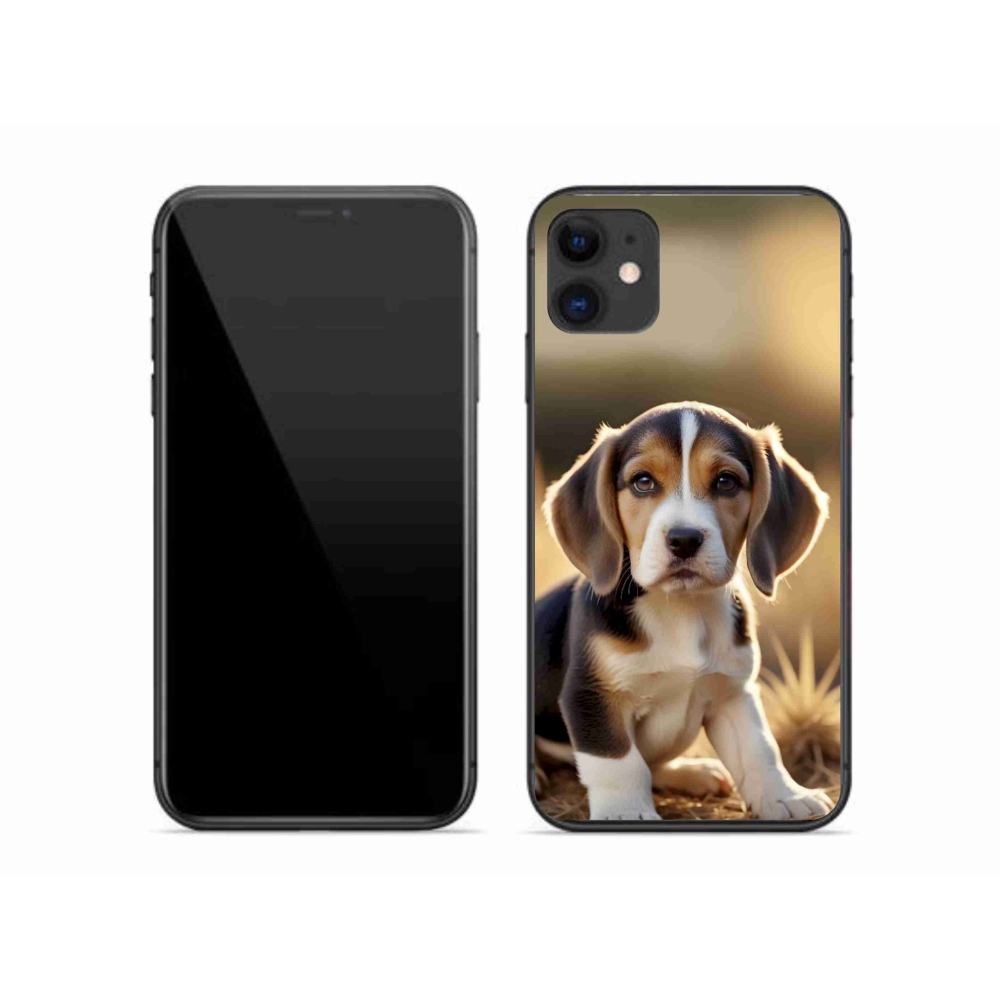 mmCase gél tok az iPhone 11-hez – aranyos beagle