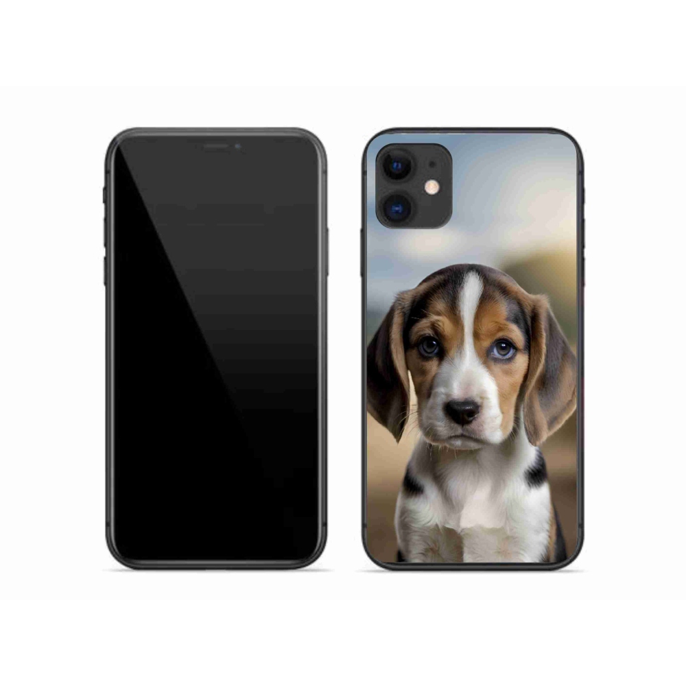 mmCase gél tok az iPhone 11-hez – aranyos beagle