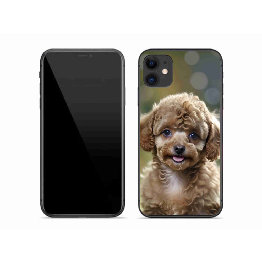 mmCase gél tok az iPhone 11-hez – aranyos pudli