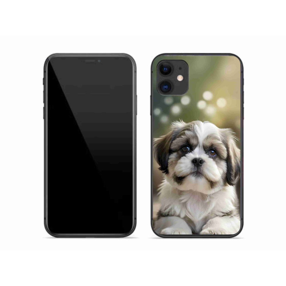 mmCase gél tok az iPhone 11-hez – aranyos shih-tzu