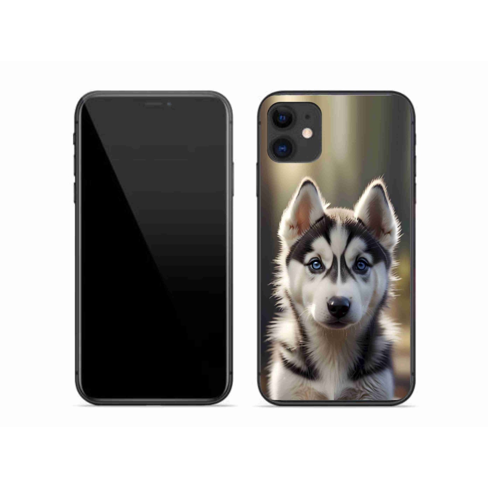 mmCase gél tok az iPhone 11-hez – aranyos szibériai husky