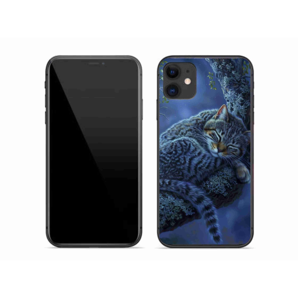 mmCase gél tok az iPhone 11-hez – alvó macska