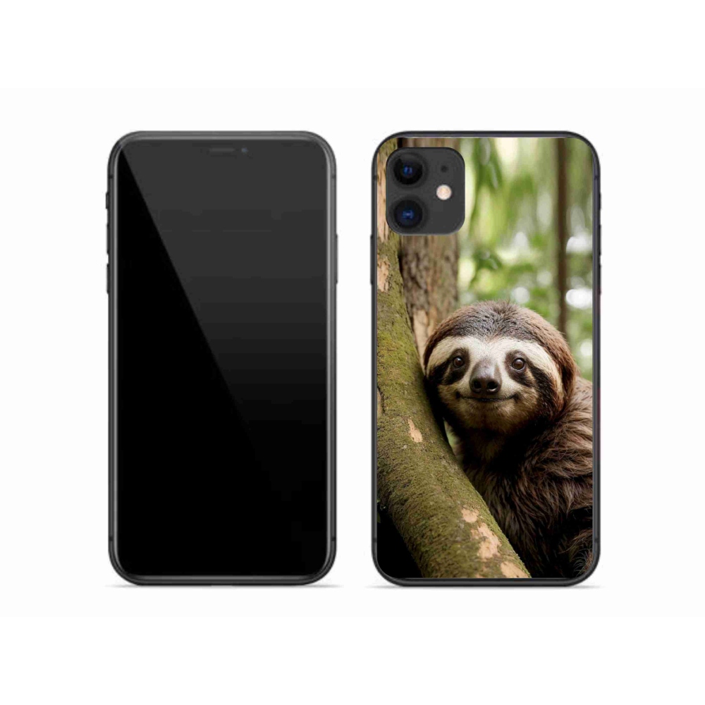 mmCase gél tok az iPhone 11-hez – mosolygós lajhár