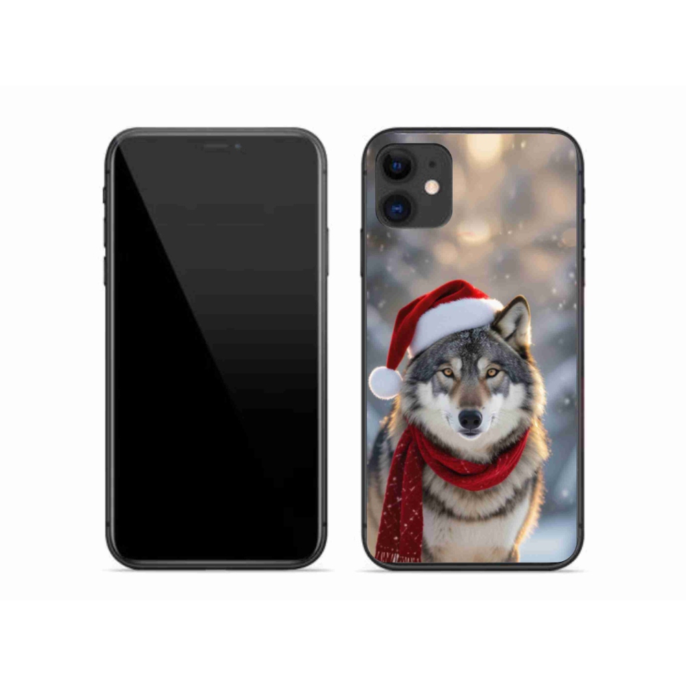 mmCase gél tok az iPhone 11-hez – karácsonyi farkas