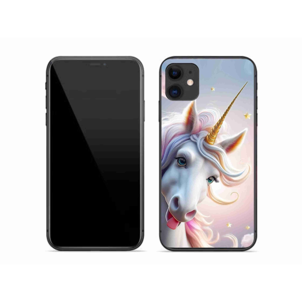 mmCase gél tok az iPhone 11-hez – vidám egyszarvú