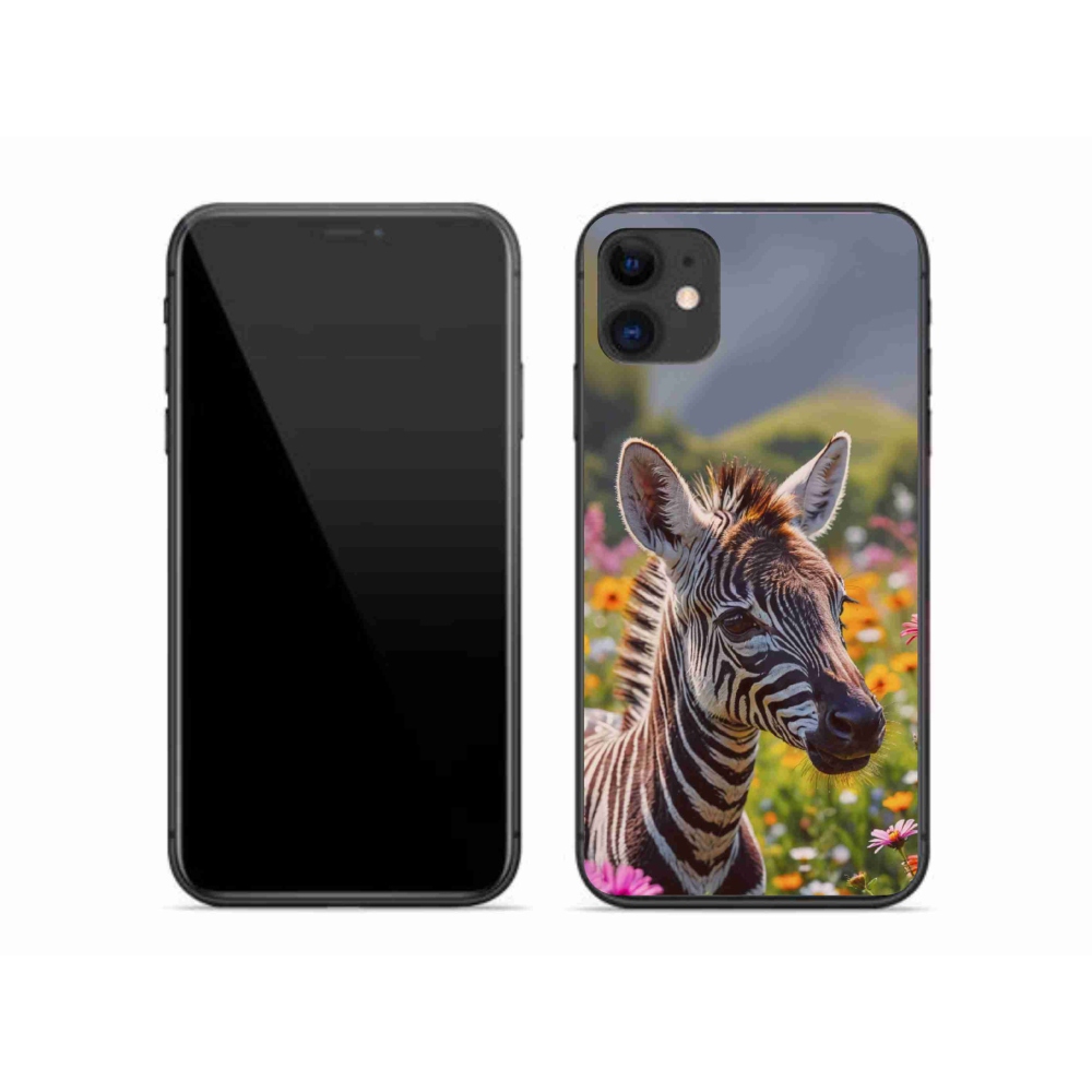mmCase gél tok az iPhone 11-hez – zebra a réten