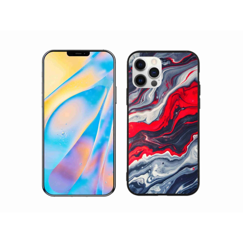 Gél borítás mmCase iPhone 12 készülékhez - absztrakt motívum 59