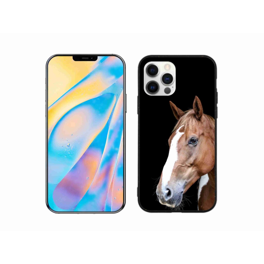 Zselés borítás mmCase iPhone 12 készülékhez - barna ló 3