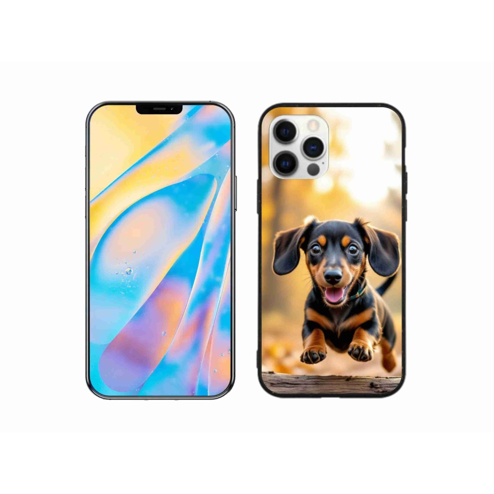 Zselés borítás mmCase iPhone 12 készülékhez - tacskó 2