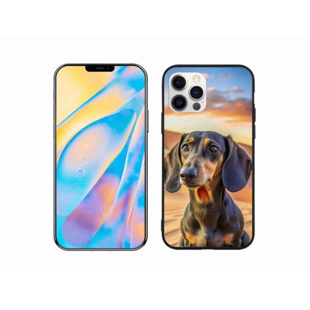 Zselés borítás mmCase iPhone 12 készülékhez - tacskó 3