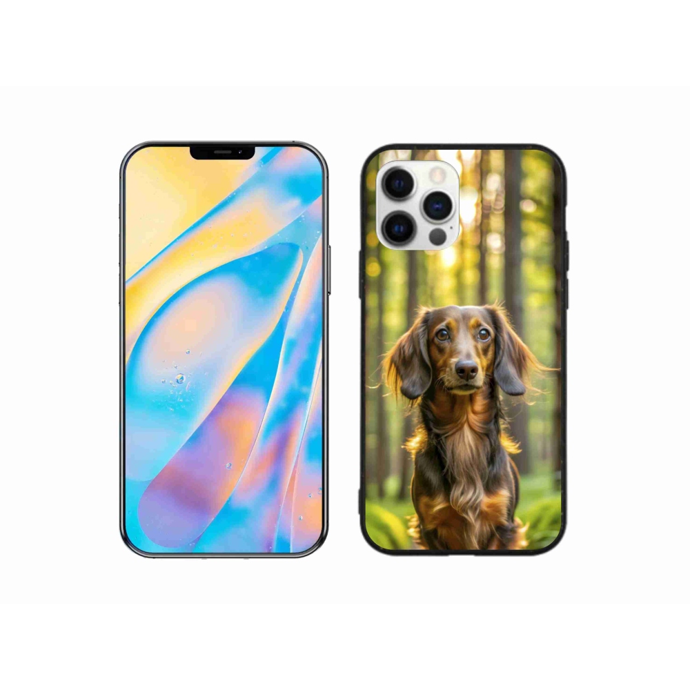 Zselés borítás mmCase iPhone 12 készülékhez - tacskó 4
