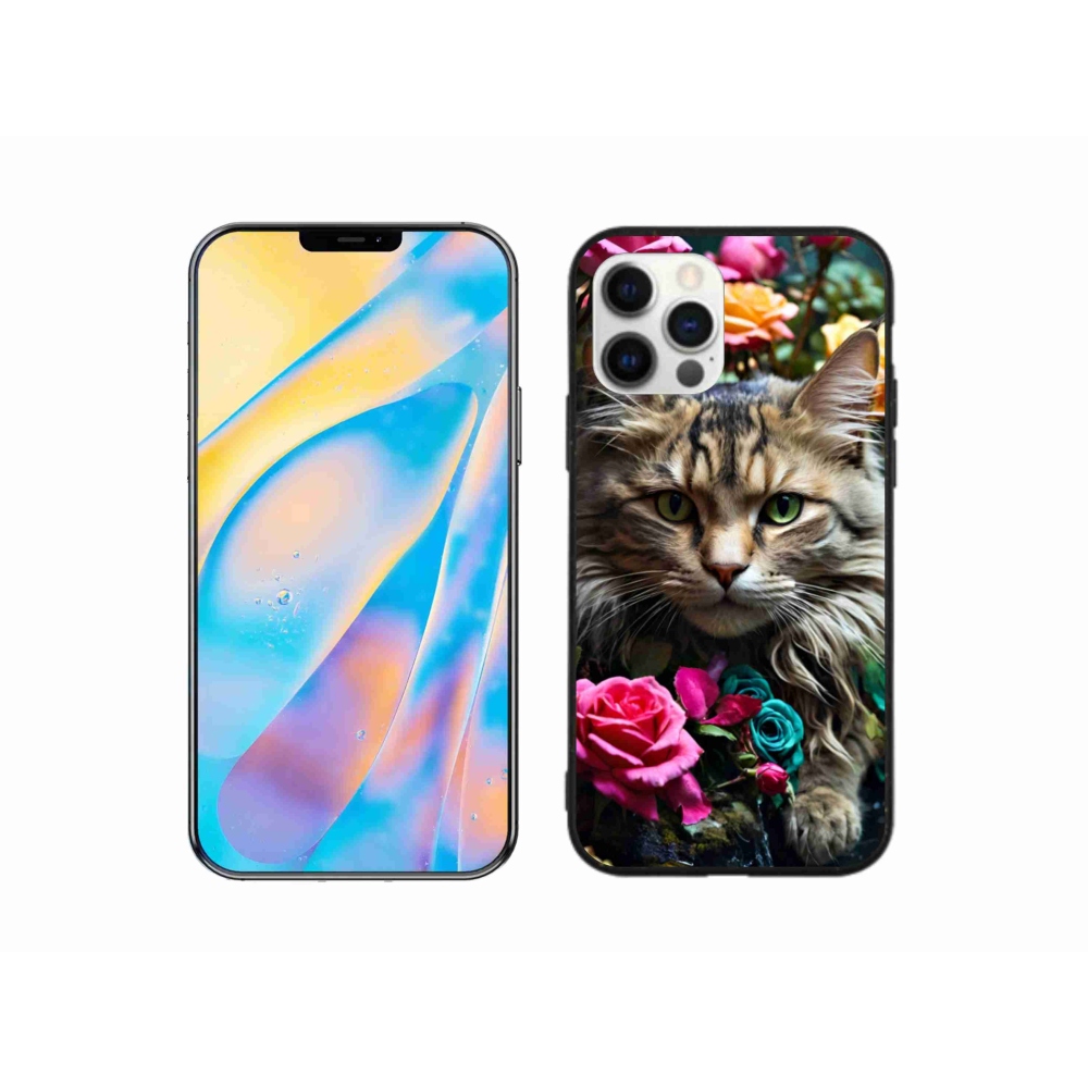 Zselés borítás mmCase iPhone 12 készülékhez - macskaszem nézet 2