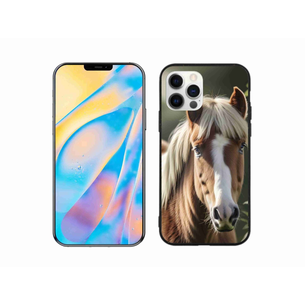 mmCase gél tok az iPhone 12-hez – világos sörényű ló