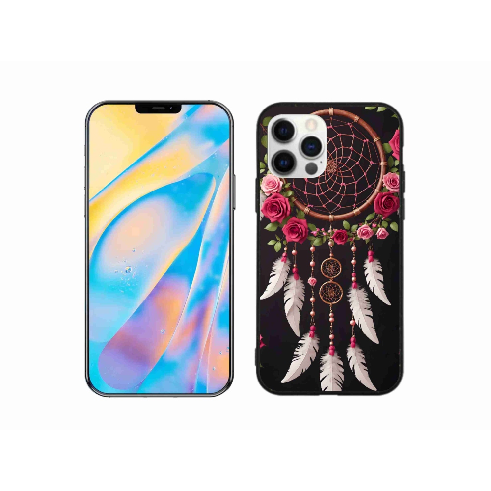 mmCase gél tok az iPhone 12-hez – álomfogó rózsákkal