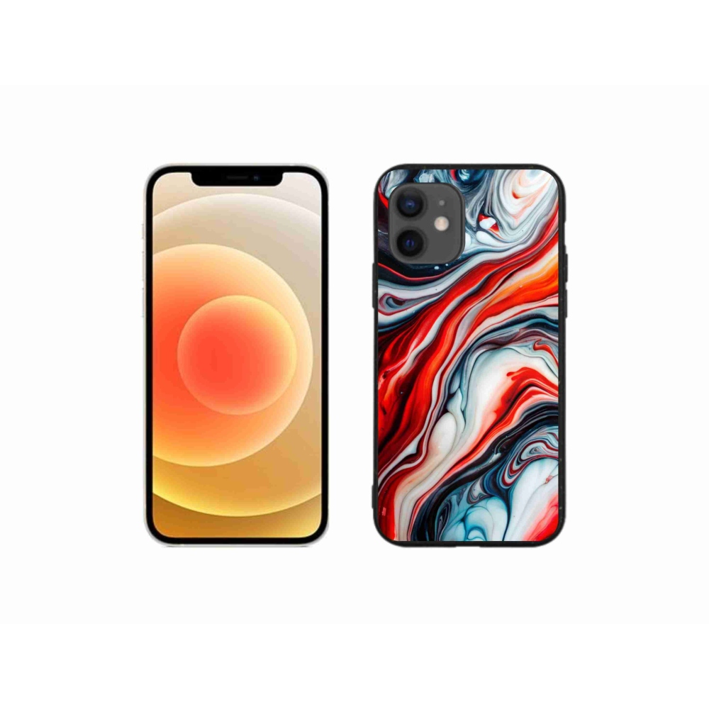 Gél borítás mmCase iPhone 12 Mini készülékhez - absztrakt motívum 63
