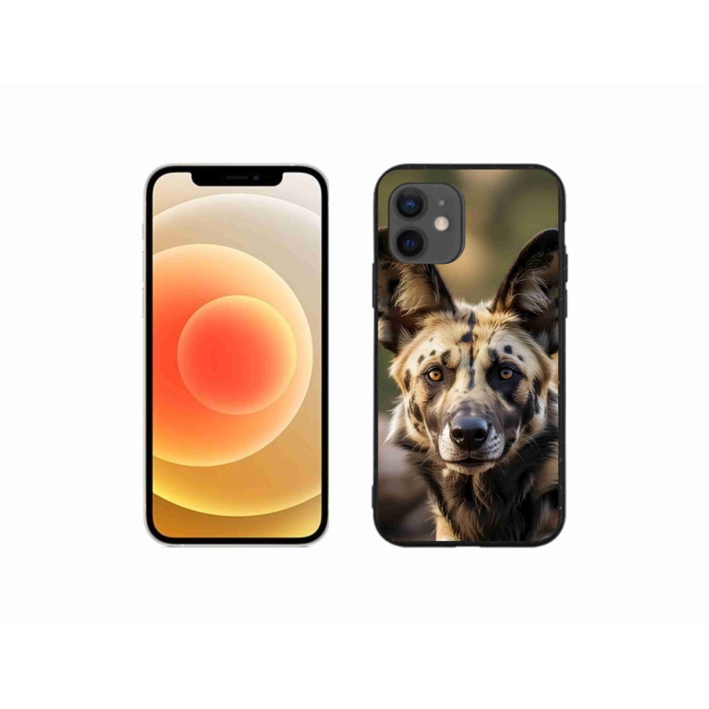 mmCase gél tok az iPhone 12 Mini-hez – afrikai vadkutya