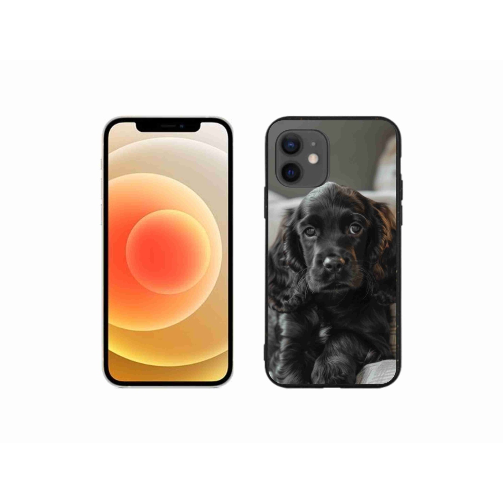 Zselés borítás mmCase iPhone 12 Mini készülékhez - Angol Cocker Spaniel